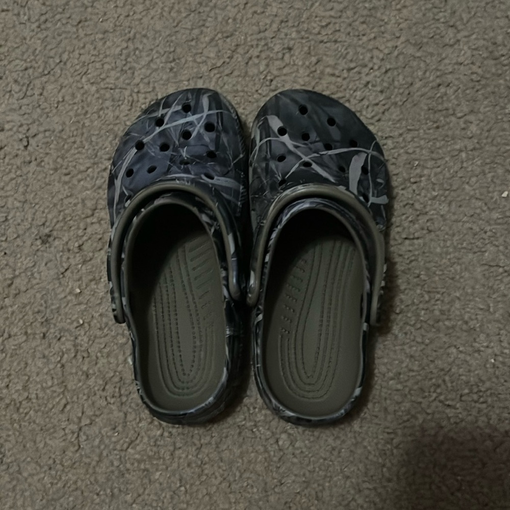 Camo crocs kids